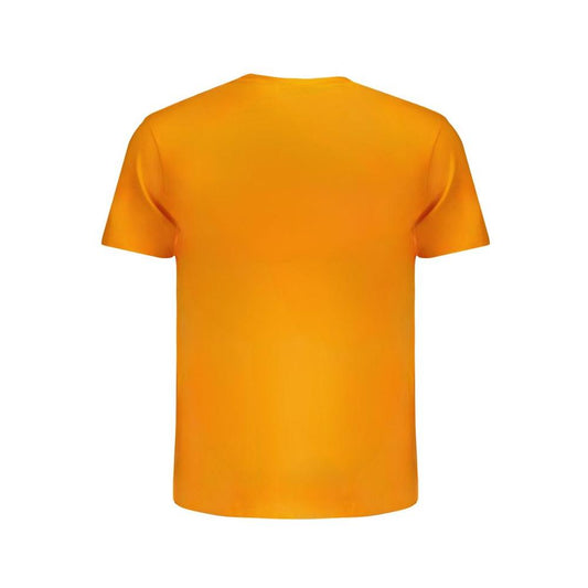 Napapijri Orange Cotton T-Shirt Napapijri Dark Orange