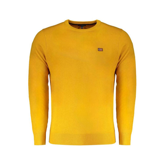 Norway 1963 Yellow Wool Men Sweater Norway 1963 Goldenrod