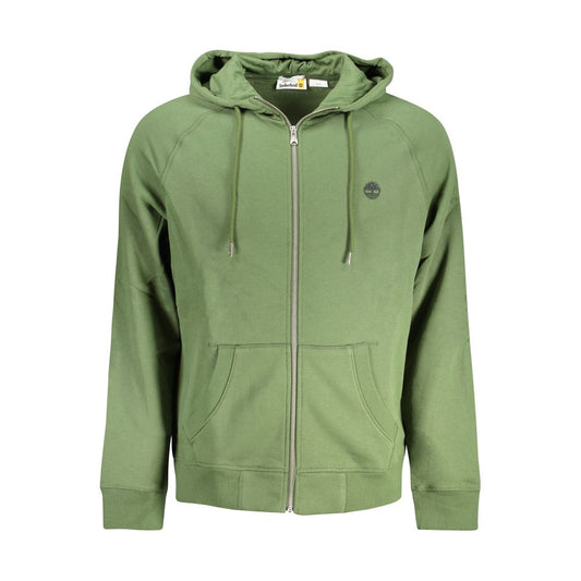 Timberland Green Cotton Men Sweater Timberland Slate Gray