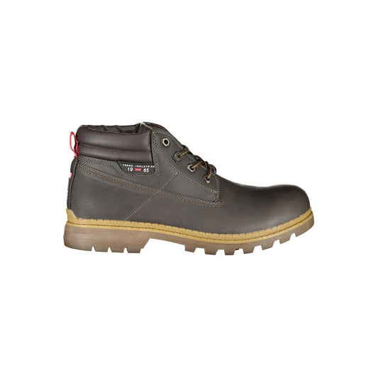 Carrera Contrast Laced Boots with Iconic Logo Carrera Dim Gray