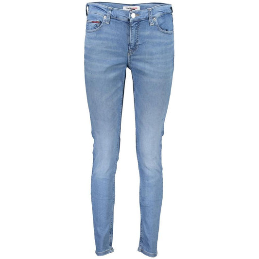 Tommy Hilfiger Light Blue Cotton Women Skinny Jean Tommy Hilfiger Light Slate Gray