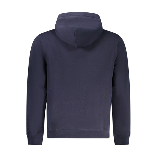Napapijri Blue Cotton Sweater Napapijri Dark Slate Gray