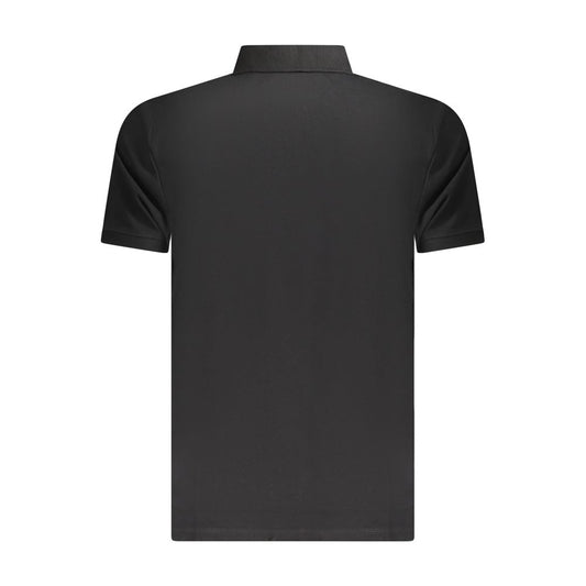 Timberland Black Cotton Men Polo Shirt Timberland Dark Slate Gray