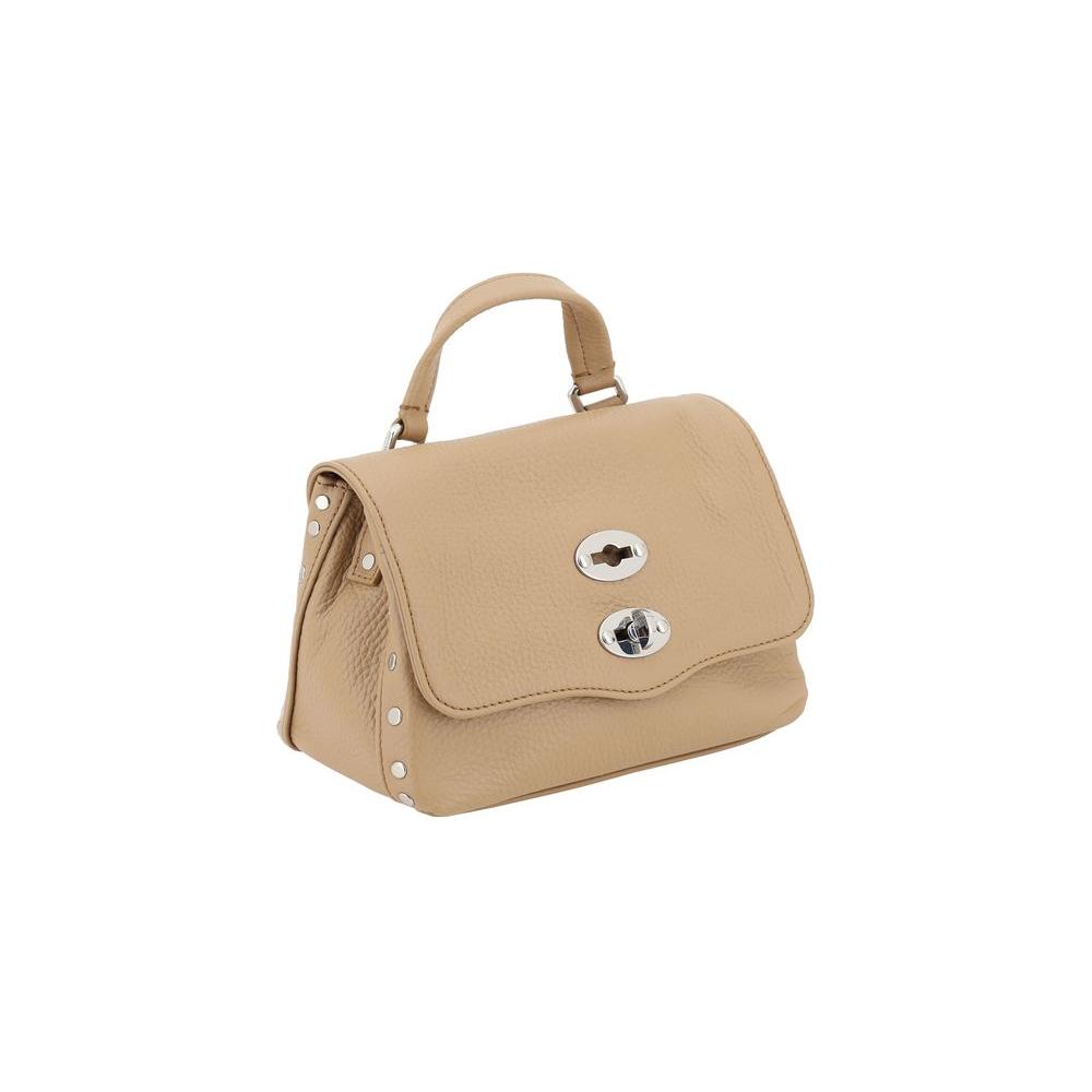 Front view with bag zipped and handles upright.