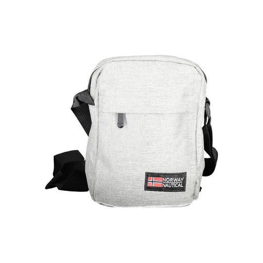 Norway 1963 Gray Polyester Men Shoulder Bag Norway 1963 Light Gray