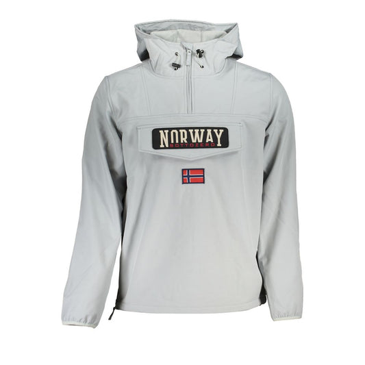 Norway 1963 Gray Polyester Men Jacket Norway 1963 Gray