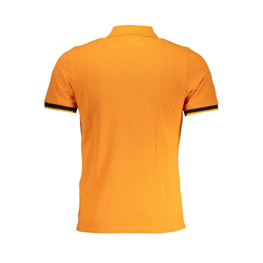 K-WAY Vibrant Orange Contrast Detail Polo K-WAY Goldenrod