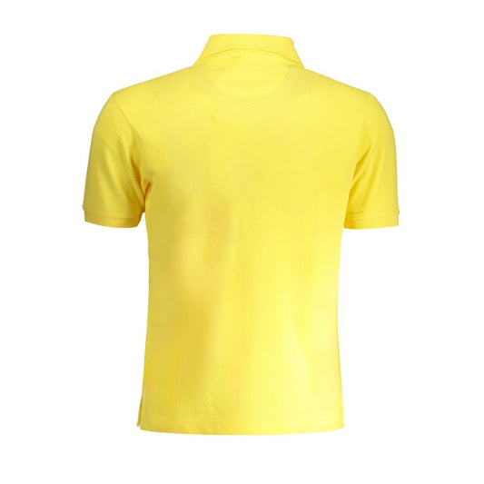La Martina Yellow Cotton Polo Shirt La Martina Light Goldenrod