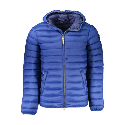 Armata Di Mare Blue Polyamide Men Jacket Armata Di Mare Steel Blue