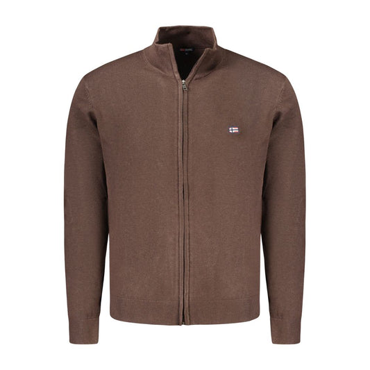 Norway 1963 Brown Polyamide Men Cardigan Norway 1963 Dark Olive Green