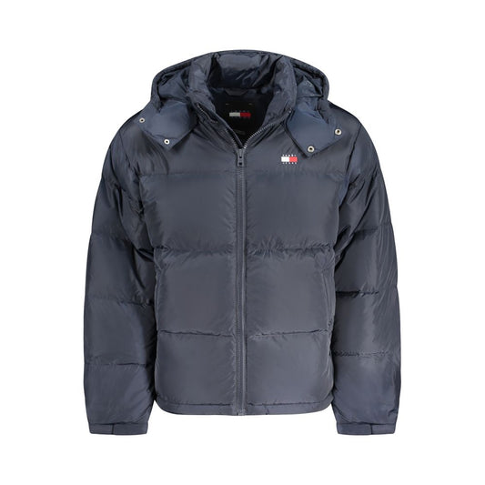 Tommy Hilfiger Blue Polyester Men Jacket Tommy Hilfiger Dark Slate Gray