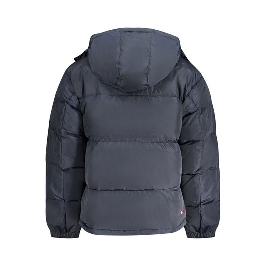 Tommy Hilfiger Blue Polyester Men Jacket Tommy Hilfiger Dark Slate Gray