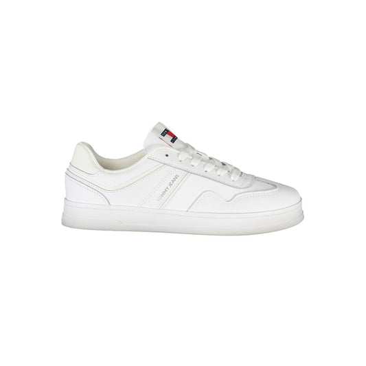 Tommy Hilfiger White Polyethylene Women Sneaker Tommy Hilfiger Lavender