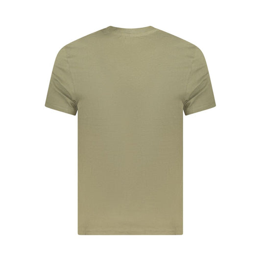 Timberland Green Cotton Men T-Shirt Timberland Rosy Brown