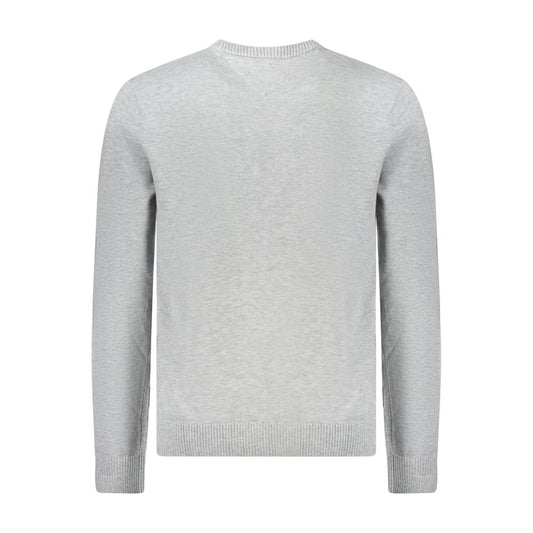 Tommy Hilfiger Gray Wool Men Sweater Tommy Hilfiger Gray