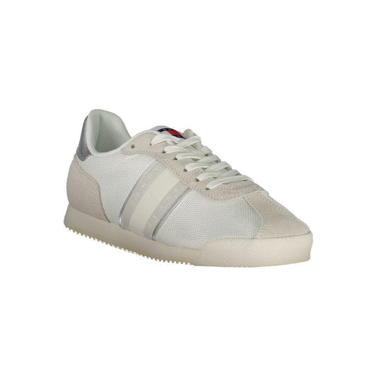 Tommy Hilfiger White Polyester Women Sneaker TO-36737-EU36/US6