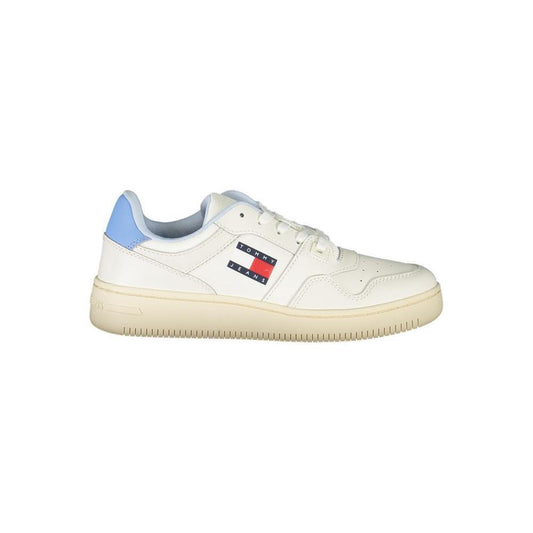 Tommy Hilfiger White Leather Women Sneaker TO-36749-EU36/US6