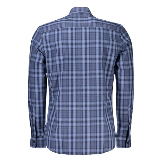 North Sails Light Blue Cotton Men Shirt North Sails Dim Gray