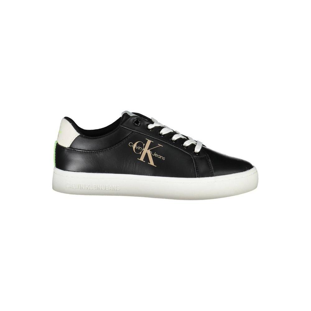 Calvin Klein Black Polyester Women Sneaker CA-36884-EU36/US6