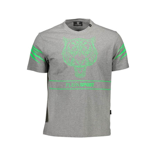 Plein Sport Brown Cotton Men T-Shirt PL-37281-S