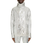 Balmain Brown Wool Men Turtleneck Sweater