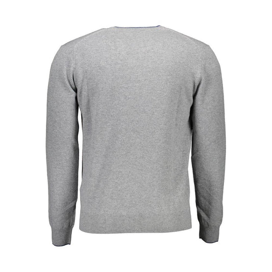 Harmont & Blaine Gray Wool Men Sweater Harmont & Blaine Dark Gray
