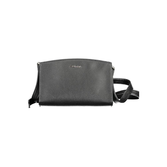 Calvin Klein Black Polyester Women Handbag Calvin Klein Dim Gray