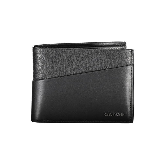 Calvin Klein Elegant Leather Bi-Fold Men's Wallet Calvin Klein Dark Slate Gray