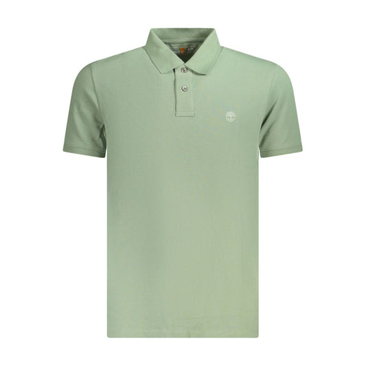 Timberland Green Cotton Mens Polo Shirt Timberland Dark Gray