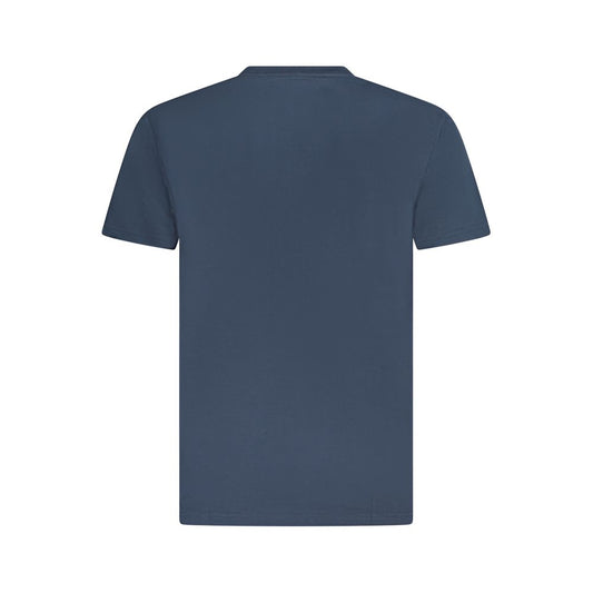 Vans Blue Cotton T-Shirt Vans Dark Slate Gray