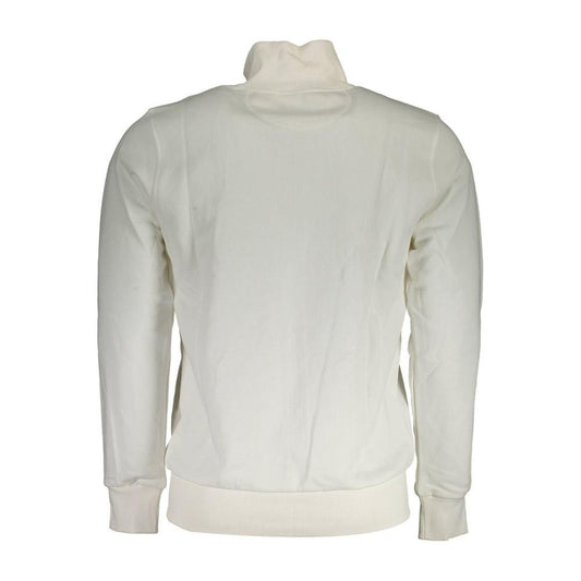 La Martina White Cotton Men Sweater La Martina Gray