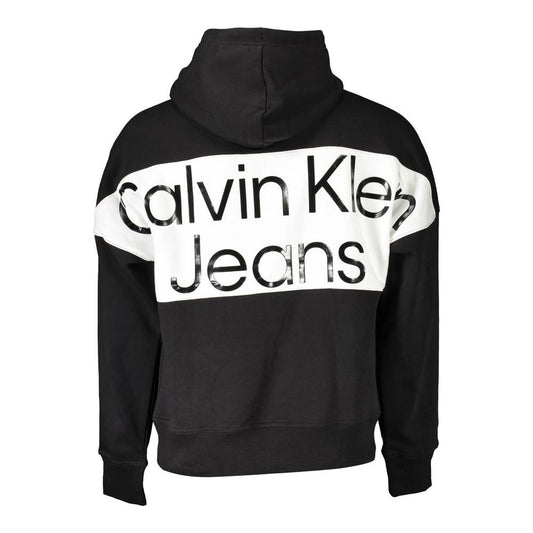Calvin Klein Black Cotton Men Sweater Calvin Klein Black