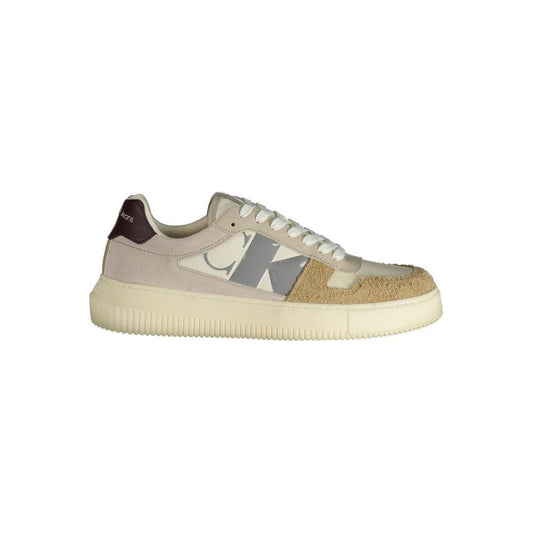 Calvin Klein Beige Polyester Sneaker Calvin Klein Tan