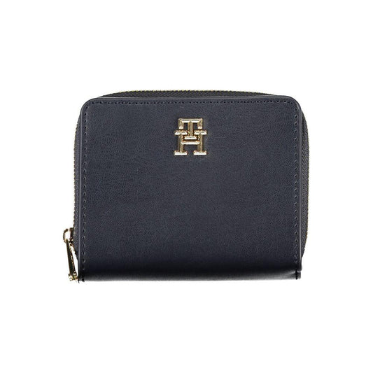 Tommy Hilfiger Sleek Blue Polyethylene Wallet Tommy Hilfiger Dark Slate Gray