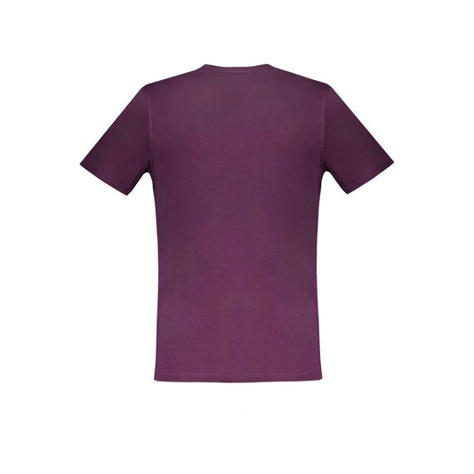 Harmont & Blaine Purple Cotton T-Shirt Harmont & Blaine Dark Slate Gray