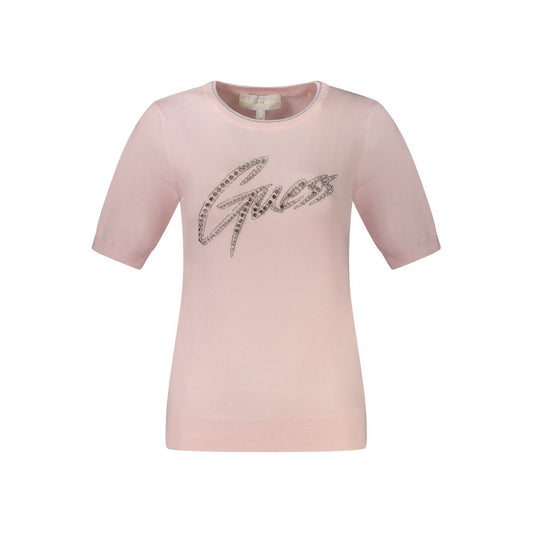 Guess Jeans Pink Viscose Women Sweater Guess Jeans Gray