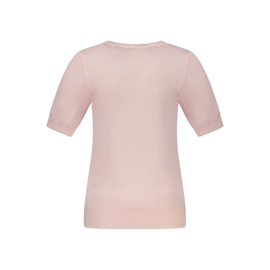 Guess Jeans Pink Viscose Women Sweater Guess Jeans Thistle