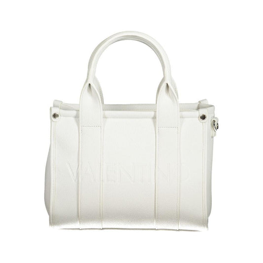 Valentino Bags White Polyethylene Women Handbag Valentino Bags Antique White