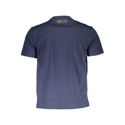 Plein Sport Blue Cotton Mens TShirt Plein Sport Dark Slate Gray