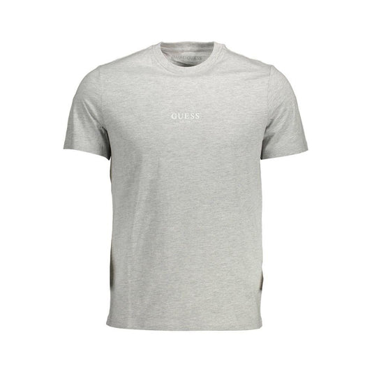 Guess Jeans Gray Cotton Men T-Shirt Guess Jeans Gray