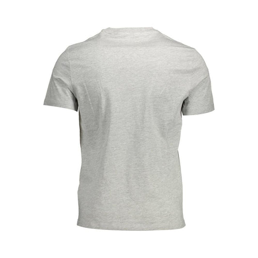Guess Jeans Gray Cotton Men T-Shirt Guess Jeans Gray