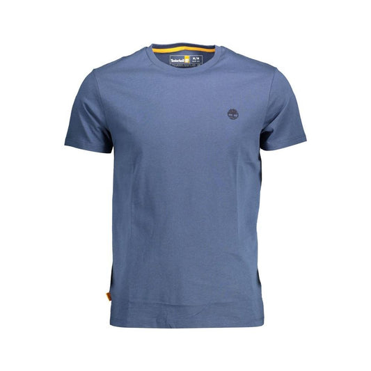 Timberland Blue Cotton T-Shirt Timberland Slate Gray