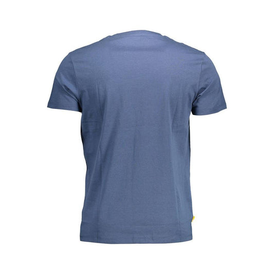 Timberland Blue Cotton T-Shirt Timberland Slate Gray