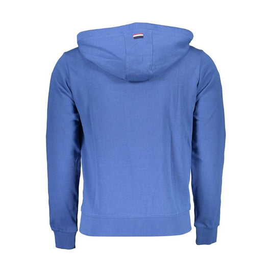 U.S. POLO ASSN. Blue Cotton Men Sweater U.S. POLO ASSN. Steel Blue
