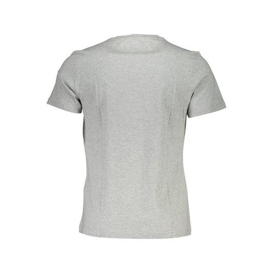 La Martina Gray Cotton Men T-Shirt La Martina Gray