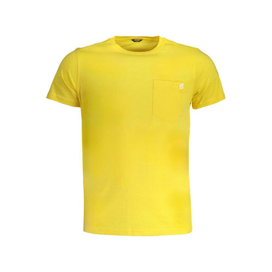 K-WAY Yellow Cotton T-Shirt K-WAY Goldenrod