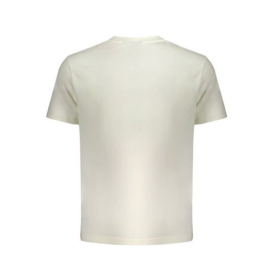 Wrangler White Cotton T-Shirt Wrangler Light Gray