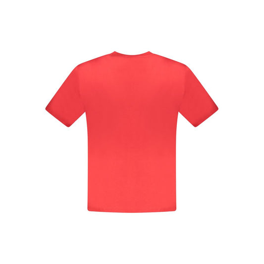 North Sails Red Cotton Men T-Shirt North Sails Tomato