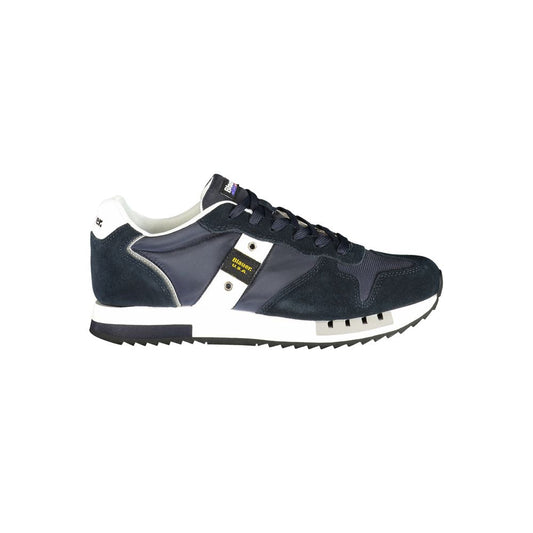 Blauer Blue Polyester Men Sneaker Blauer Dark Slate Gray