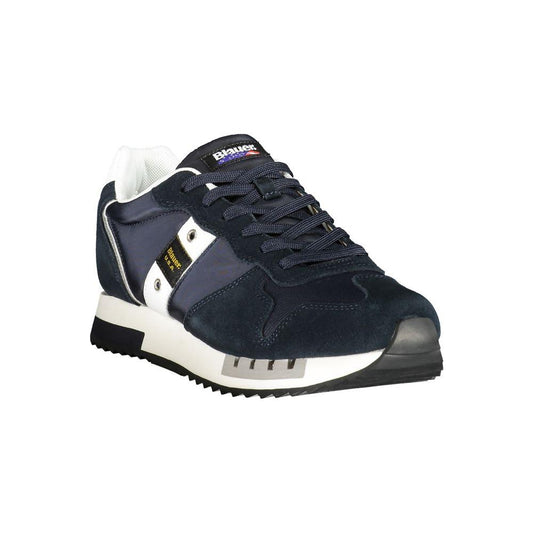 Blauer Blue Polyester Men Sneaker Blauer Dark Slate Gray